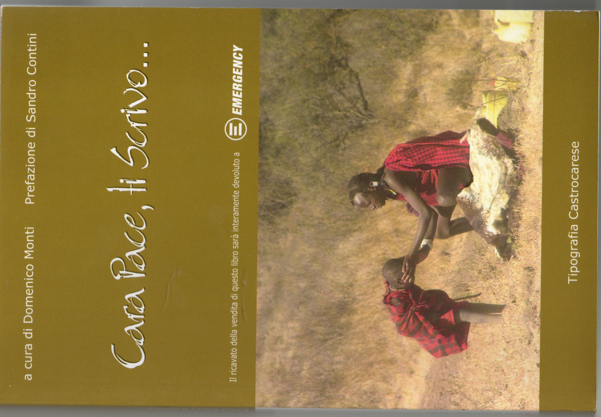 Copertina: Cara Pace, ti scrivo…